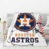 Houston Astros Blankets - Sherpa Blanket for Sofa - Cozy (Queen Size) houston astros blankets sherpa blanket for sofa cozy queen size ver 63