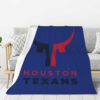 Houston Texans Blanket - Fleece Blanket for Bed - Lightweight (Queen Size) houston texans blanket fleece blanket for bed lightweight queen size ver 5
