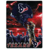 Houston Texans Blanket - Sherpa Blanket for Couch - Cozy (Multiple Sizes) houston texans blanket sherpa blanket for couch cozy multiple sizes ver 54