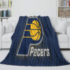 Indiana Pacers Blanket - Fleece Blanket for Sofa - Warm (Throw Size) indiana pacers blanket fleece blanket for sofa warm throw size ver 8