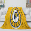 Indiana Pacers Blankets - Sherpa Blanket for Sofa – Cozy indiana pacers blankets sherpa blanket for sofa cozy ver 12