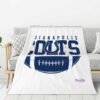 Indianapolis Colts Blanket - Fleece Blanket for Bed - Soft (Throw Size) indianapolis colts blanket fleece blanket for bed soft throw size ver 35