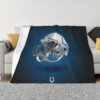 Indianapolis Colts Blanket - Fleece Blanket for Couch - Cozy (Throw Size) indianapolis colts blanket fleece blanket for couch cozy throw size ver 7