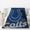 Indianapolis Colts Blanket - Sherpa Blanket for Bed - Soft (Throw Size) indianapolis colts blanket sherpa blanket for bed soft throw size ver 60