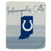Indianapolis Colts Blanket - Sherpa Blanket for Bed - Warm (Throw Size) indianapolis colts blanket sherpa blanket for bed warm throw size ver 14