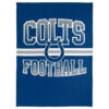 Indianapolis Colts Blanket - Sherpa Blanket for Sofa - Cozy (Throw Size) indianapolis colts blanket sherpa blanket for sofa cozy throw size ver 89