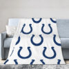 Indianapolis Colts Blankets - Fleece Blanket for Bed - Lightweight (Queen Size) indianapolis colts blankets fleece blanket for bed lightweight queen size ver 59