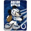 Indianapolis Colts Blankets - Fleece Blanket for Bed - Soft (Multiple Sizes) indianapolis colts blankets fleece blanket for bed soft multiple sizes ver 76