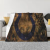 Indianapolis Colts Blankets - Fleece Blanket for Bed - Warm (Throw Size) indianapolis colts blankets fleece blanket for bed warm throw size ver 64