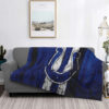 Indianapolis Colts Blankets - Fleece Blanket for Couch - Cozy (Multiple Sizes) indianapolis colts blankets fleece blanket for couch cozy multiple sizes ver 72