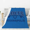 Indianapolis Colts Blankets - Fleece Blanket for Couch - Cozy (Queen Size) indianapolis colts blankets fleece blanket for couch cozy queen size ver 61