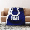 Indianapolis Colts Blankets - Fleece Blanket for Sofa - Cozy (Throw Size) indianapolis colts blankets fleece blanket for sofa cozy throw size ver 11