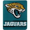 Jacksonville Jaguars Blanket - Fleece Blanket for Couch - Warm (Throw Size) jacksonville jaguars blanket fleece blanket for couch warm throw size ver 80
