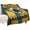 Jacksonville Jaguars Blanket - Fleece Blanket for Gift - Lightweight (Throw Size) jacksonville jaguars blanket fleece blanket for gift lightweight throw size ver 4