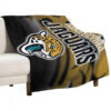 Jacksonville Jaguars Blankets - Sherpa Blanket for Couch - Lightweight (Multiple Sizes) jacksonville jaguars blankets sherpa blanket for couch lightweight multiple sizes ver 22