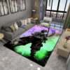 Kamado Tanjiro Rug Demon Slayer Area Rug Anime Bedroom Area Rugs - Multiple Sizes - Non-slip Backing Carpet kamado tanjiro rug demon slayer area rug anime bedroom area rugs multiple sizes non slip backing carpet ver 408