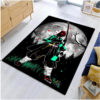 Kamado Tanjiro Rug Demon Slayer Area Rug Anime Bedroom Carpet - Small - Comfortable Underfoot Area Rugs kamado tanjiro rug demon slayer area rug anime bedroom carpet small comfortable underfoot area rugs ver 451