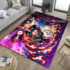 Kamado Tanjiro Rug Demon Slayer Area Rug Anime Gaming Room Area Rugs - Small - Durable Area Rugs kamado tanjiro rug demon slayer area rug anime gaming room area rugs small durable area rugs ver 382
