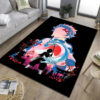 Kamado Tanjiro Rug Demon Slayer Area Rug Anime Gaming Room Carpet - Small - Non-slip Backing Rugs kamado tanjiro rug demon slayer area rug anime gaming room carpet small non slip backing rugs ver 402