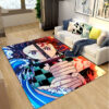 Kamado Tanjiro Rug Demon Slayer Area Rugs Anime Room Rugs - Large - Non-slip Backing Carpet kamado tanjiro rug demon slayer area rugs anime room rugs large non slip backing carpet ver 449