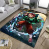 Kamado Tanjiro Rug Demon Slayer Carpet Anime Bedroom Carpets - Small - Durable Rug kamado tanjiro rug demon slayer carpet anime bedroom carpets small durable rug ver 453