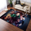 Kamado Tanjiro Rug Demon Slayer Carpet Anime Room Carpets - Fits Various Room Layouts - Non-slip Backing Rug kamado tanjiro rug demon slayer carpet anime room carpets fits various room layouts non slip backing rug ver 435