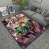 Kamado Tanjiro Rug Demon Slayer Carpets Anime Bedroom Carpets - Small - Soft Flannel Rugs kamado tanjiro rug demon slayer carpets anime bedroom carpets small soft flannel rugs ver 375