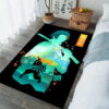 Kamado Tanjiro Rug Demon Slayer Carpets Anime Bedroom Rugs - Large - Non-slip Backing Carpet kamado tanjiro rug demon slayer carpets anime bedroom rugs large non slip backing carpet ver 401