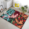 Kamado Tanjiro Rug Demon Slayer Rug Anime Room Rugs - Fits Various Room Layouts - Durable Rugs kamado tanjiro rug demon slayer rug anime room rugs fits various room layouts durable rugs ver 450