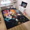 Kamado Tanjiro Rug Demon Slayer Rugs Anime Gaming Room Area Rug - Small - Soft Flannel Rugs kamado tanjiro rug demon slayer rugs anime gaming room area rug small soft flannel rugs ver 405