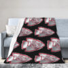Kansas City Chiefs Blanket - Fleece Blanket for Bed - Warm (Queen Size) kansas city chiefs blanket fleece blanket for bed warm queen size ver 56