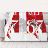 Kansas City Chiefs Blanket - Fleece Blanket for Couch - Cozy (Multiple Sizes) kansas city chiefs blanket fleece blanket for couch cozy multiple sizes ver 13