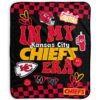 Kansas City Chiefs Blanket - Fleece Blanket for Gift - Soft (Throw Size) kansas city chiefs blanket fleece blanket for gift soft throw size ver 124