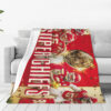 Kansas City Chiefs Blanket - Fleece Blanket for Sofa - Soft kansas city chiefs blanket fleece blanket for sofa soft ver 71