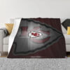 Kansas City Chiefs Blanket - Sherpa Blanket for Couch - Lightweight kansas city chiefs blanket sherpa blanket for couch lightweight ver 167
