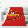 Kansas City Chiefs Blanket - Sherpa Blanket for Gift - Cozy (Throw Size) kansas city chiefs blanket sherpa blanket for gift cozy throw size ver 159