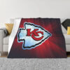 Kansas City Chiefs Blanket - Sherpa Blanket for Gift - Warm kansas city chiefs blanket sherpa blanket for gift warm ver 59