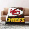 Kansas City Chiefs Blanket - Sherpa Blanket for Sofa - Soft (Throw Size) kansas city chiefs blanket sherpa blanket for sofa soft throw size ver 37
