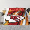 Kansas City Chiefs Blanket - Sherpa Blanket for Sofa - Warm kansas city chiefs blanket sherpa blanket for sofa warm ver 52