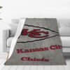 Kansas City Chiefs Blankets - Fleece Blanket for Couch - Lightweight (Queen Size) kansas city chiefs blankets fleece blanket for couch lightweight queen size ver 16