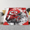Kansas City Chiefs Blankets - Fleece Blanket for Gift - Cozy (Throw Size) kansas city chiefs blankets fleece blanket for gift cozy throw size ver 83