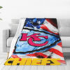 Kansas City Chiefs Blankets - Fleece Blanket for Gift - Soft (Throw Size) kansas city chiefs blankets fleece blanket for gift soft throw size ver 46