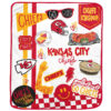 Kansas City Chiefs Blankets - Fleece Blanket for Sofa - Warm (Queen Size) kansas city chiefs blankets fleece blanket for sofa warm queen size ver 136