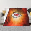 Kansas City Chiefs Blankets - Sherpa Blanket for Bed - Cozy (Throw Size) kansas city chiefs blankets sherpa blanket for bed cozy throw size ver 87