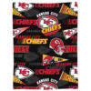 Kansas City Chiefs Blankets - Sherpa Blanket for Bed - Soft (Multiple Sizes) kansas city chiefs blankets sherpa blanket for bed soft multiple sizes ver 81