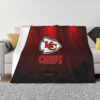 Kansas City Chiefs Blankets - Sherpa Blanket for Couch - Soft (Queen Size) kansas city chiefs blankets sherpa blanket for couch soft queen size ver 171