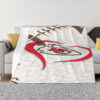 Kansas City Chiefs Blankets - Sherpa Blanket for Couch - Soft kansas city chiefs blankets sherpa blanket for couch soft ver 72