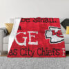 Kansas City Chiefs Blankets - Sherpa Blanket for Sofa - Cozy kansas city chiefs blankets sherpa blanket for sofa cozy ver 100