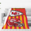 Kansas City Chiefs Blankets - Sherpa Blanket for Sofa - Soft kansas city chiefs blankets sherpa blanket for sofa soft ver 30