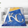 Kansas City Royals Blanket - Fleece Blanket for Couch - Lightweight (Multiple Sizes) kansas city royals blanket fleece blanket for couch lightweight multiple sizes ver 13
